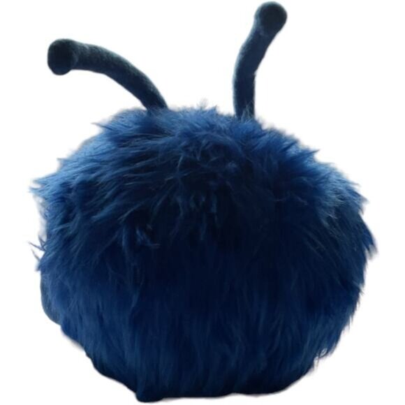Fluffy Blue Gaboochi Plush Toy With Antennae & Soft Body 10" - Picture 3 of 7